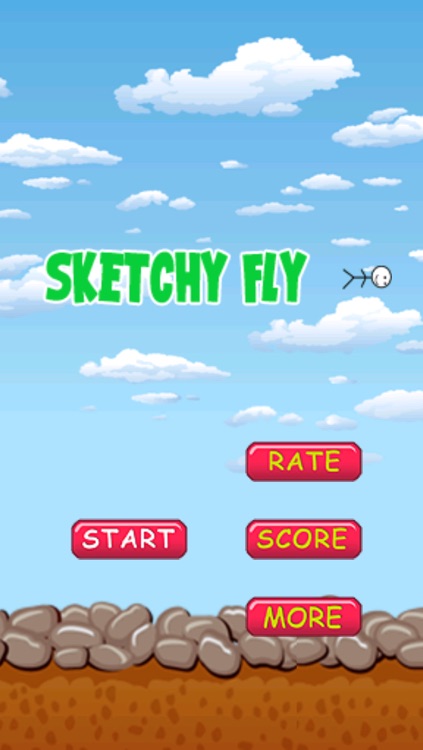 Sketchy Fly - The Flying Stickman screenshot-3