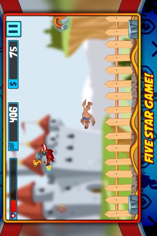 Flappy Dragon Knight Game screenshot 2