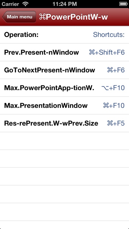 Shortcuts for Mac PowerPoint screenshot-3