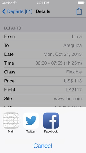 Peru Flight FREE(圖4)-速報App