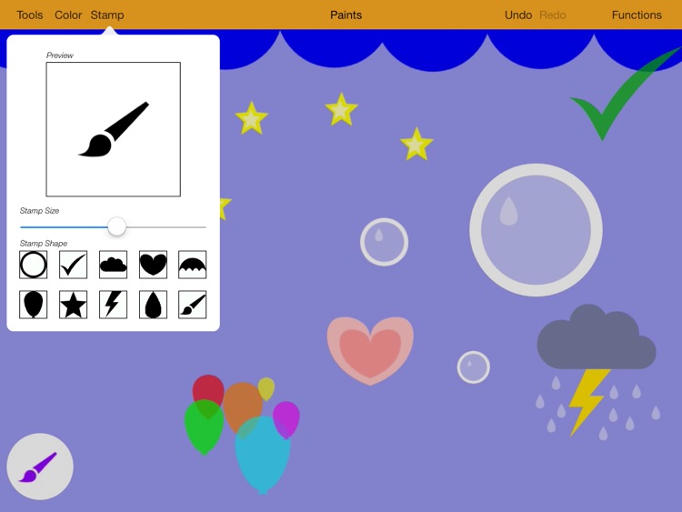 Paints: Simple draw, sketch, and painting app for people of all ages screenshot-3