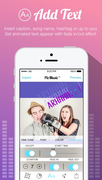 Pic Music for Instagram - Pic Play Music Musical on Picture with Text or Caption or Quote screenshot-3