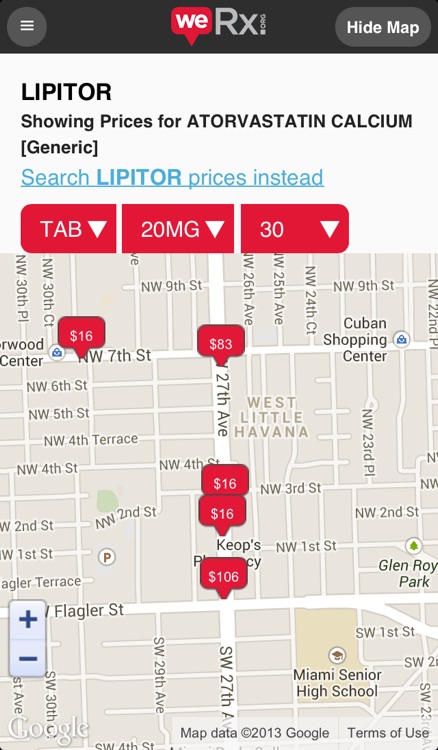 WeRx: Prescription Medication Price Transparency & Savings