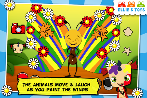 Ellie's Wings - Best Animal Coloring Game - Ads free & Safe for Happy children screenshot 3