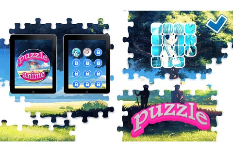 Anime Puzzles Slide screenshot 2