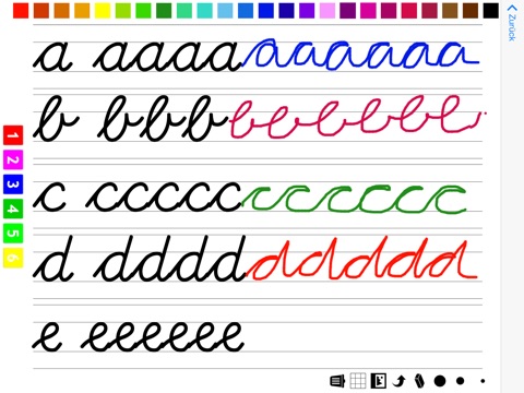 Написать курсивом: ЖЖ писать и буквы алфавита к школе на iPad