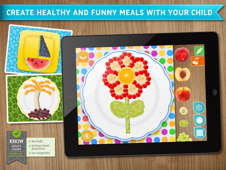 Cute Food - Creative Fun with Fruits and Vegetables, Healthy and Funny Meals for Kids