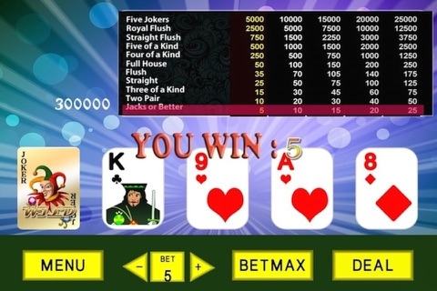 Free Macau Casino Video Poker Games screenshot 3
