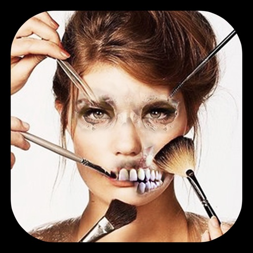 Scary Makeup Horror photos Zombies and Stickers icon