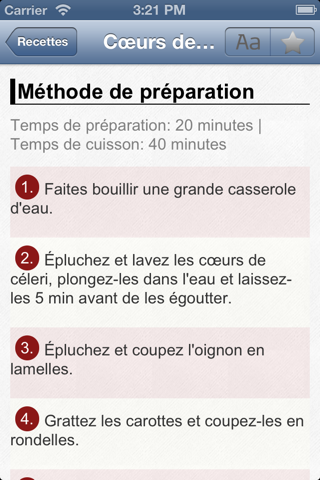 cuisine France - Recettes et astuces pour les cuisiniers français screenshot 4