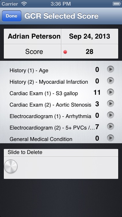 Goldman Cardiac Risk screenshot-4