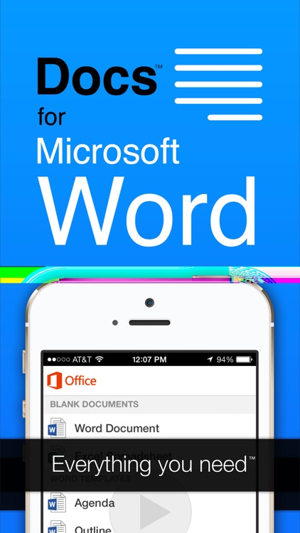 Full Docs - Microsoft Office Word Edition for MS 365 Mobile