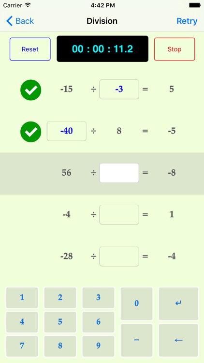 Negative Number Division