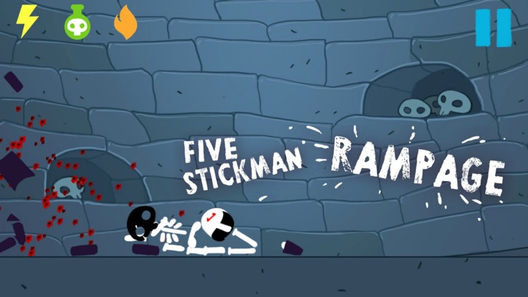 Five Stickman Rampage Pro screenshot-3