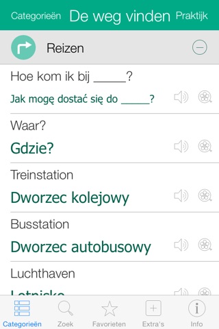 Polish Video Dictionary - Learn and Speak with Video Phrasebook screenshot 2