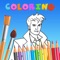 Cartoon coloring book for kids