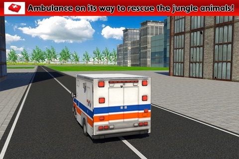 Jungle Animal Rescue Ambulance screenshot 3