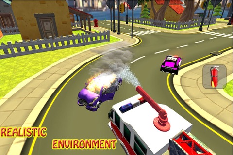 City Fire Fighter Rescue 3D screenshot 3