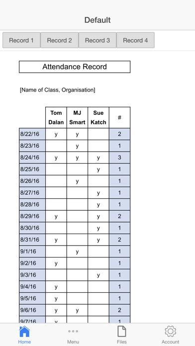 How to cancel & delete Attendance Log Book from iphone & ipad 1