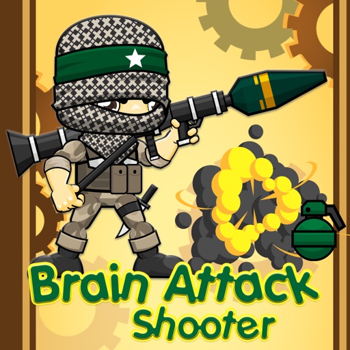Brain Attack Shooter - brain teasers for kids Icon