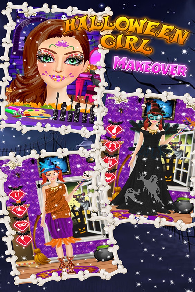 Halloween Makeover Salon Girls Games screenshot 2