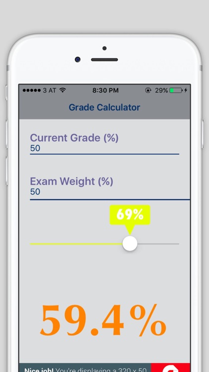 WhatsMyMark - Simple Final grade calculator