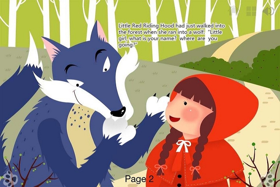Little Red Riding Hood - Interactive Book iBigToy screenshot 2