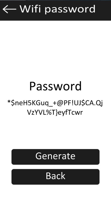 Wifi password app