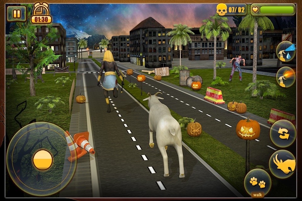 Goat-Z in Zombie City screenshot 3