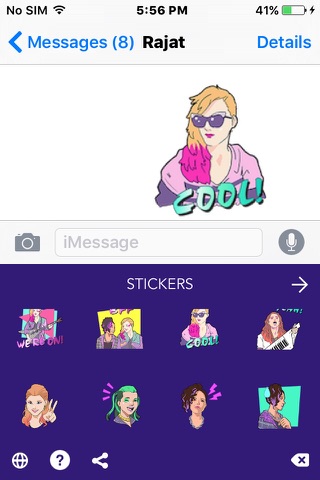 Jem and the Holograms Emoji screenshot 4