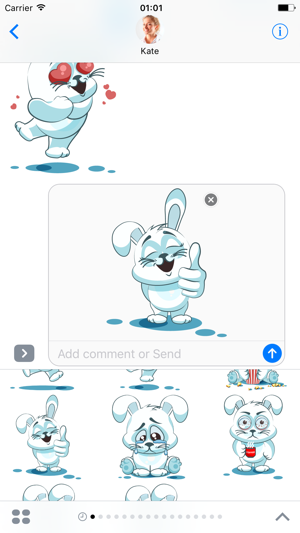 白交付 - 貼紙的iMessage(圖3)-速報App