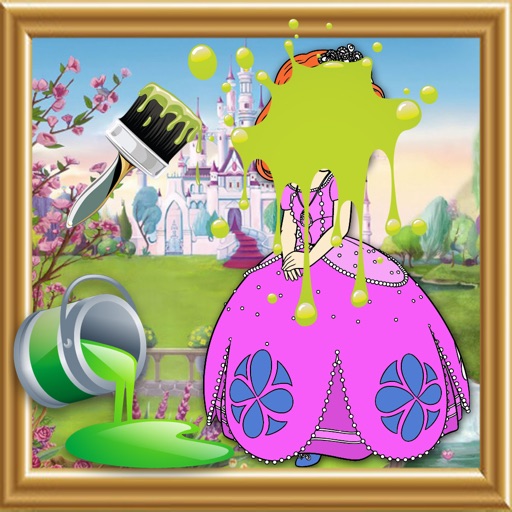 Paint For Kids Game Sofia the first Version iOS App