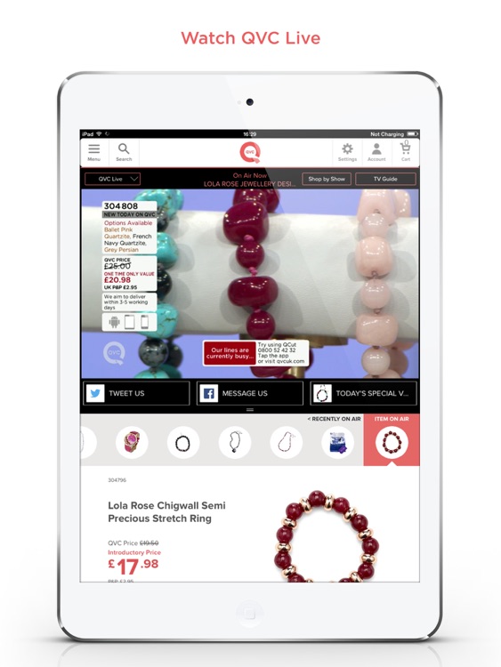 QVC iPad edition