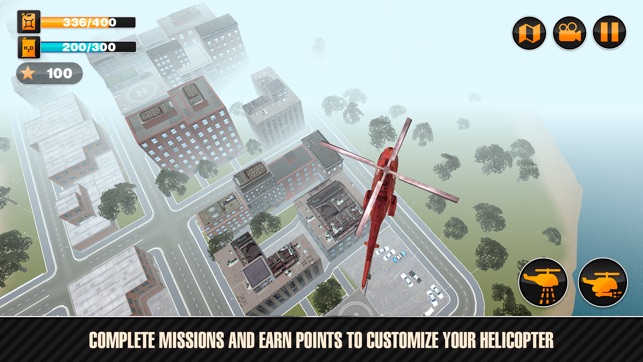 Emergency Fire Helicopter Simulator 3D(圖4)-速報App