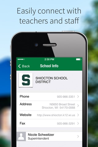 Shiocton School District screenshot 2