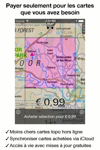 Topo GPS Great Britain screenshot 2