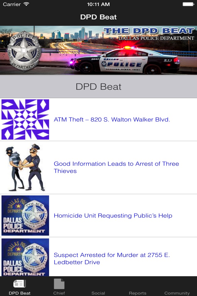 DallasPD App screenshot 3