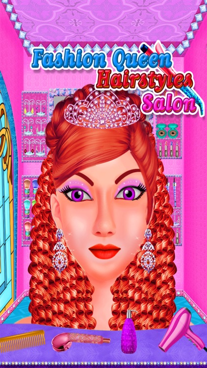 Fashion queen hairstyles salon – games for kids