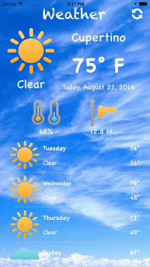 Cool Weather App