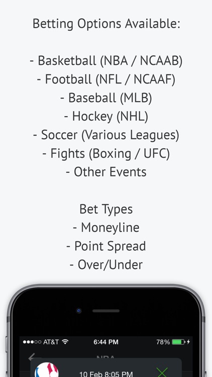 BetBlack Free Sportsbook Betting screenshot-3