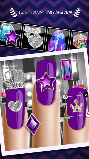 Nail Star - Nails Salon Manicure and Decorating Game for Gir(圖4)-速報App