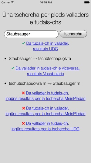 Vallader Romansh-German dict(圖2)-速報App