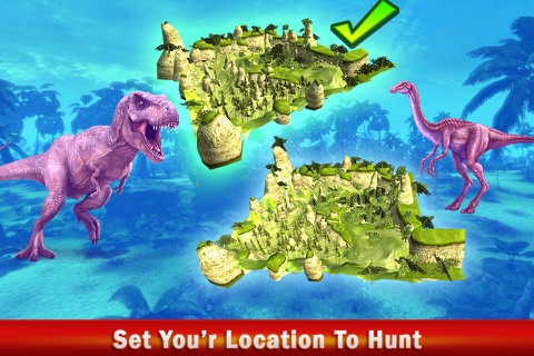 T-Rex Hunting Season 2016:Dino Hunter Survival Mission in Jurassic Island screenshot 4