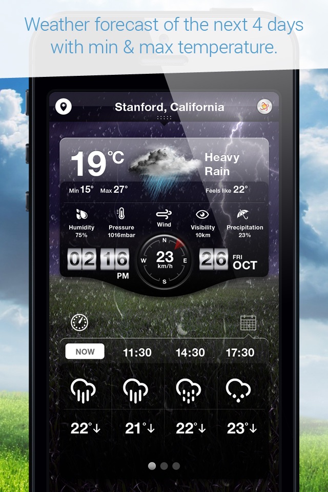 Weather Cast - Live Forecasts screenshot 2