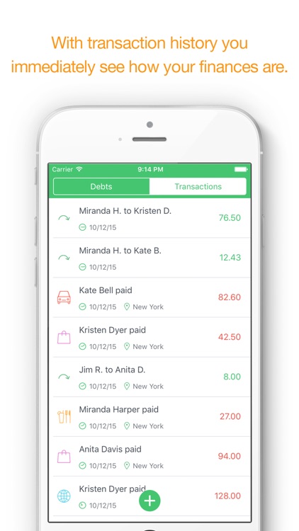 SettleApp – track and settle up your debts easily screenshot-3