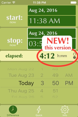 Decimal Time Difference Calculator screenshot 3