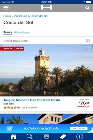 Costa del Sol Hotels + Compare and Booking Hotel for Tonight with map and travel tour screenshot 2