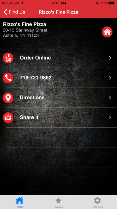 How to cancel & delete Rizzo's Pizza Astoria from iphone & ipad 4