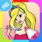 Start your little girl on coloring books with Princess Colouring Sheets PRO