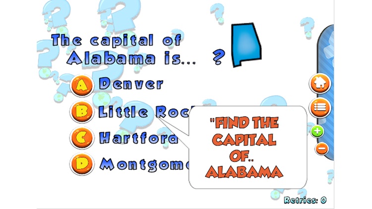 US Map and Capitals Puzzle LITE